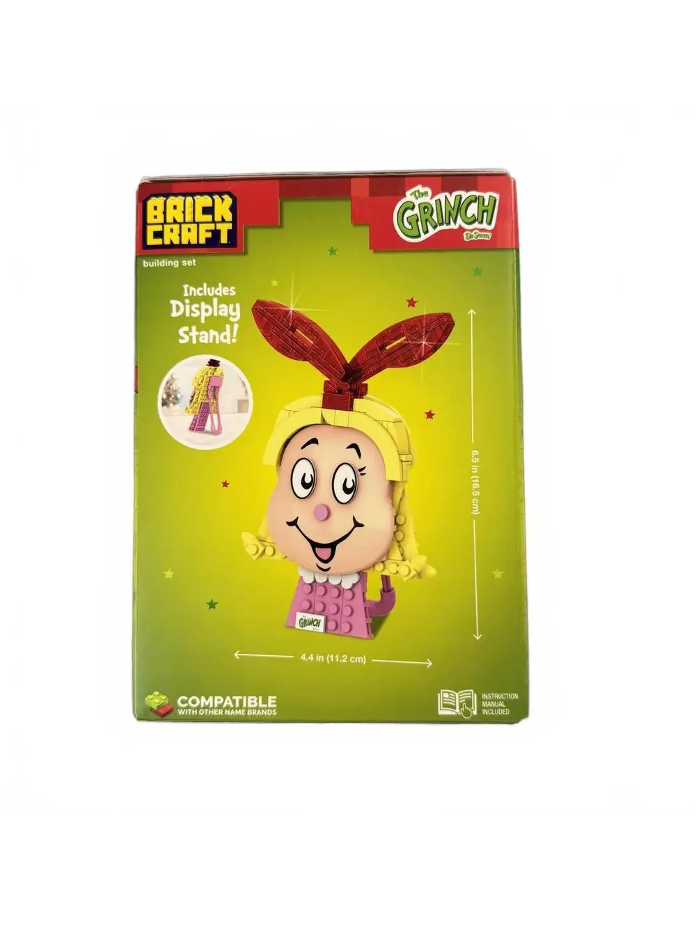 Brick Craft Grinch – Cindy-Lou Who Sparkling Decoration Building Set